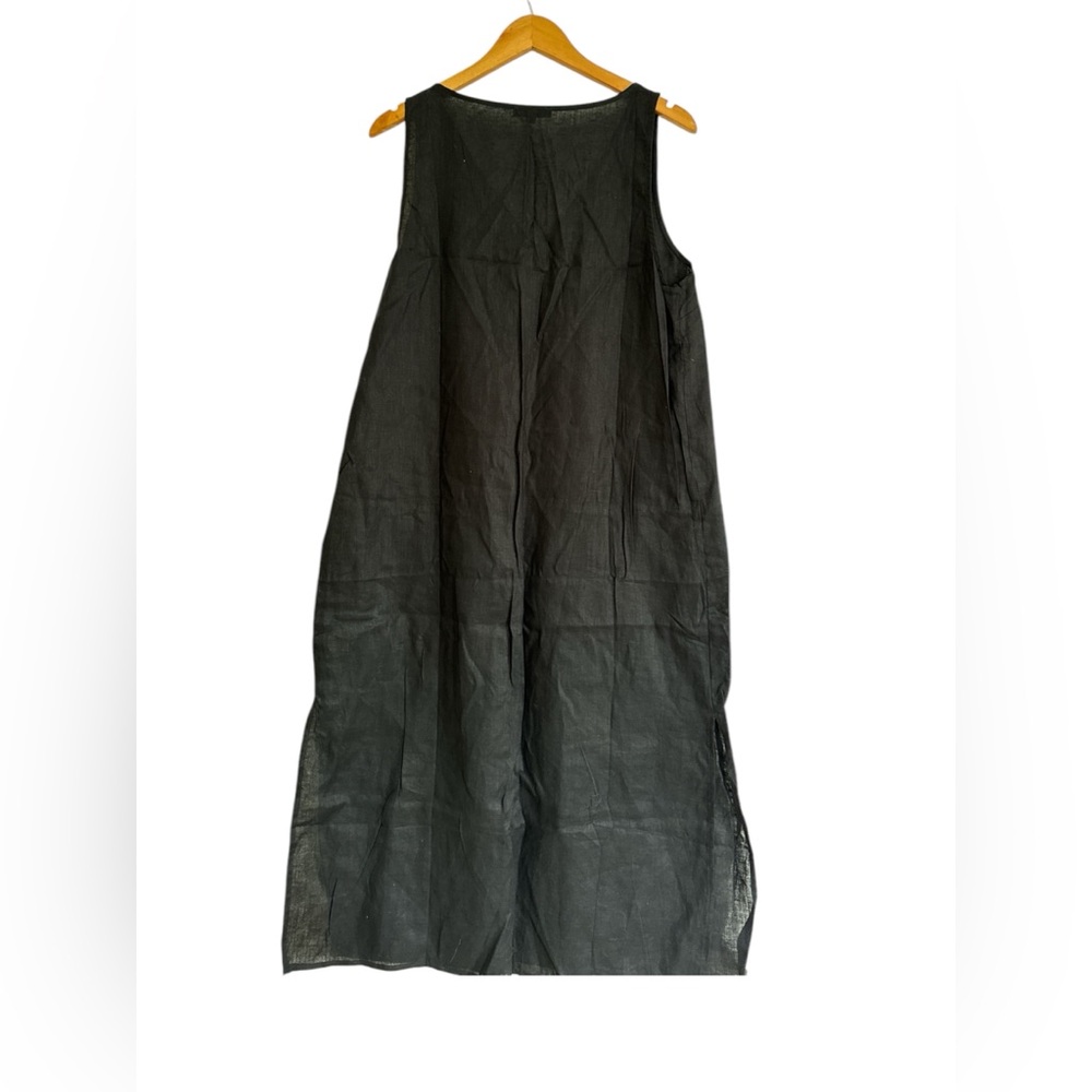 Madewell Linen-Blend V-Neck Tank Dress - Picture 4 of 6